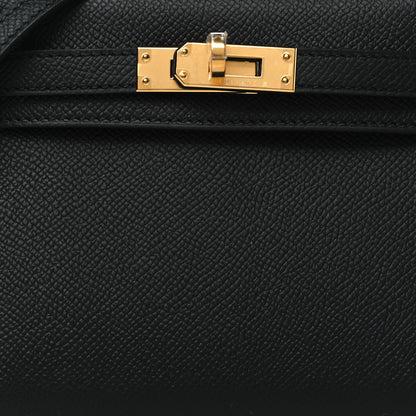 Hermes Epsom Mini Kelly Sellier 20 Black 8 of 11