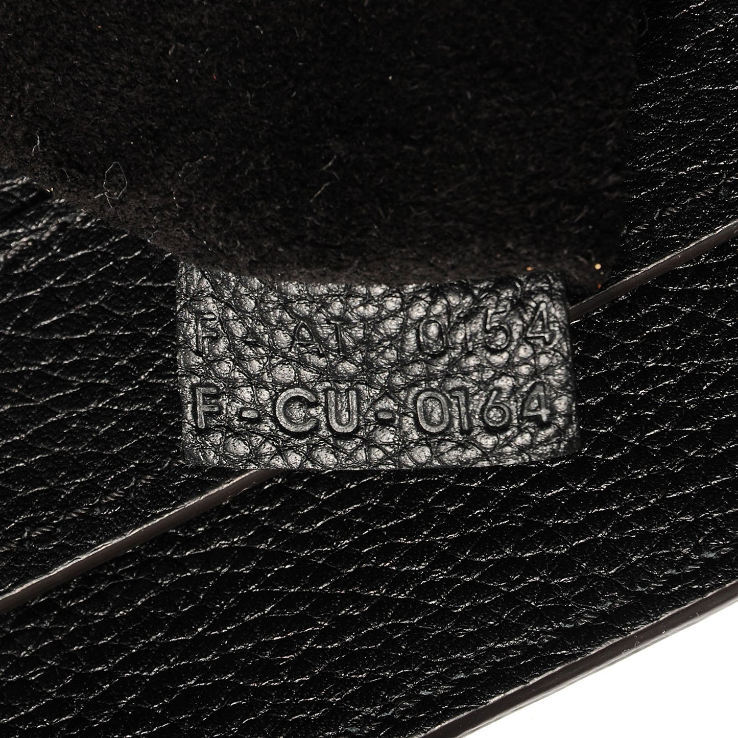 Drummed Calfskin Mini Luggage Black