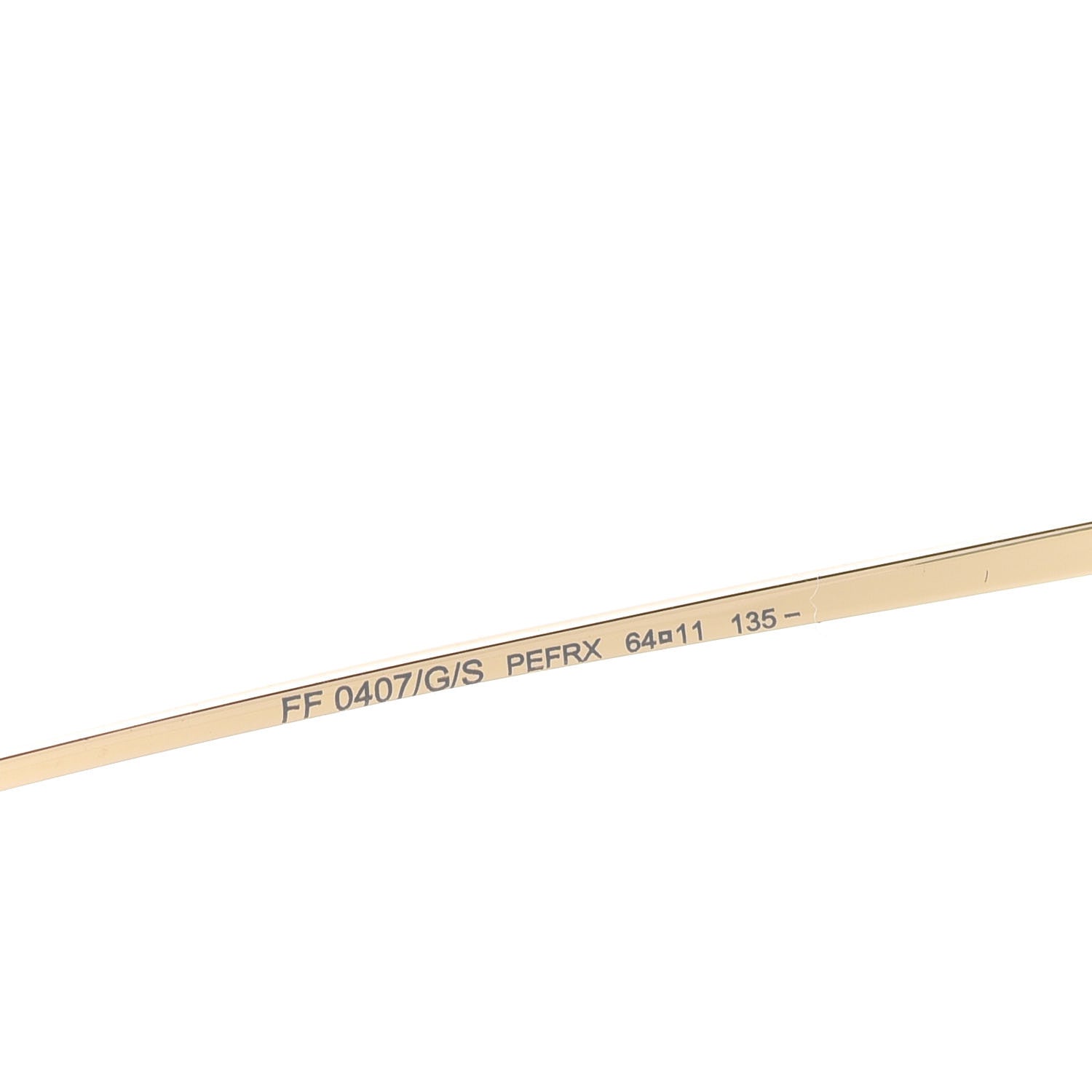 Fendi Metal Fendi Forever Aviator Sunglasses FF0407/G/S Gold 5 of 7