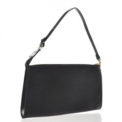 Louis Vuitton Epi Pochette Accessories 24 Black 3 of 9