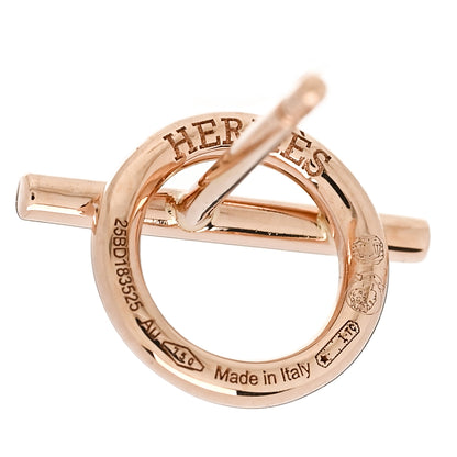 Hermes 18K Rose Gold PM Echappee Earrings 4 of 5
