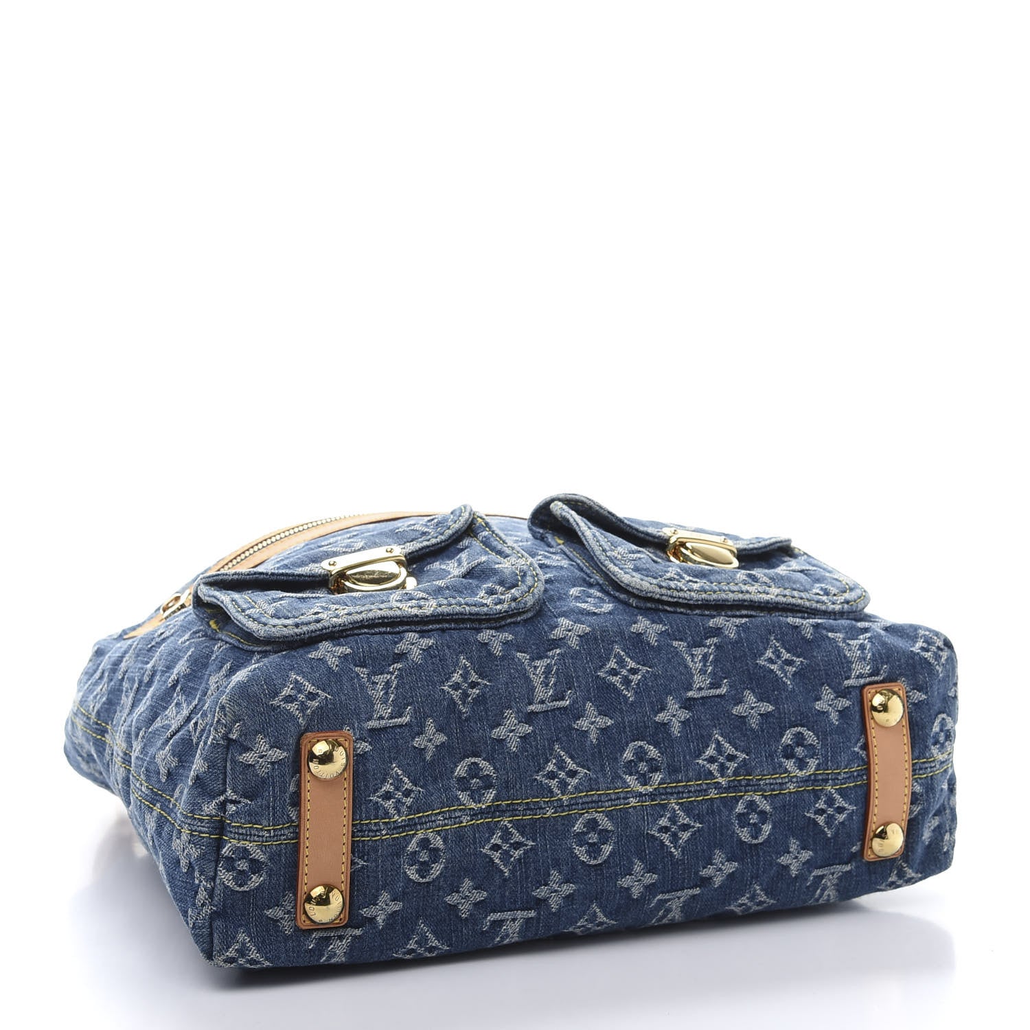 Louis Vuitton Denim Baggy GM Blue 4 of 11