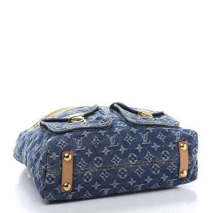 Louis Vuitton Denim Baggy GM Blue 4 of 11