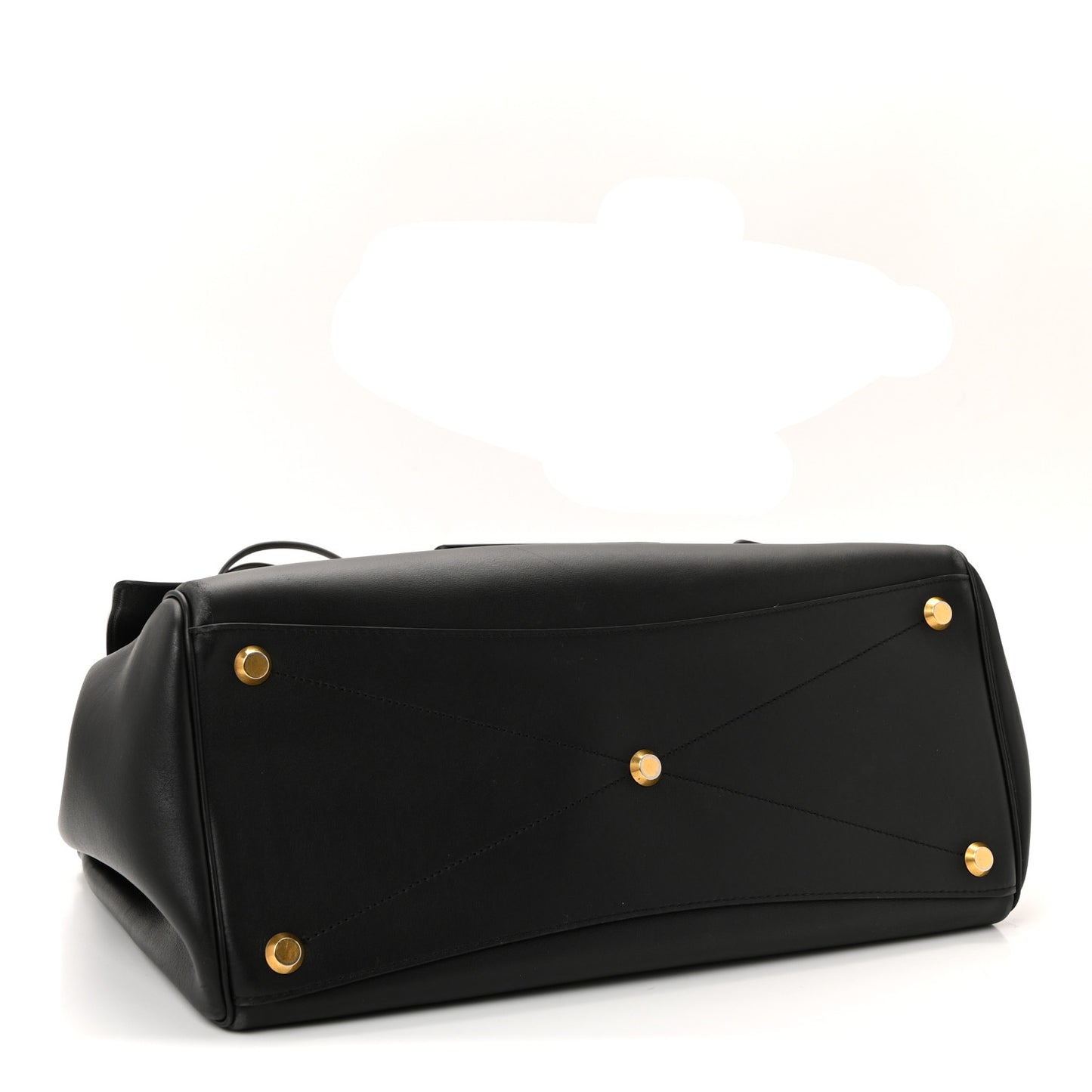 Smooth Calfskin Medium Bel Air Carry All Bag Black
