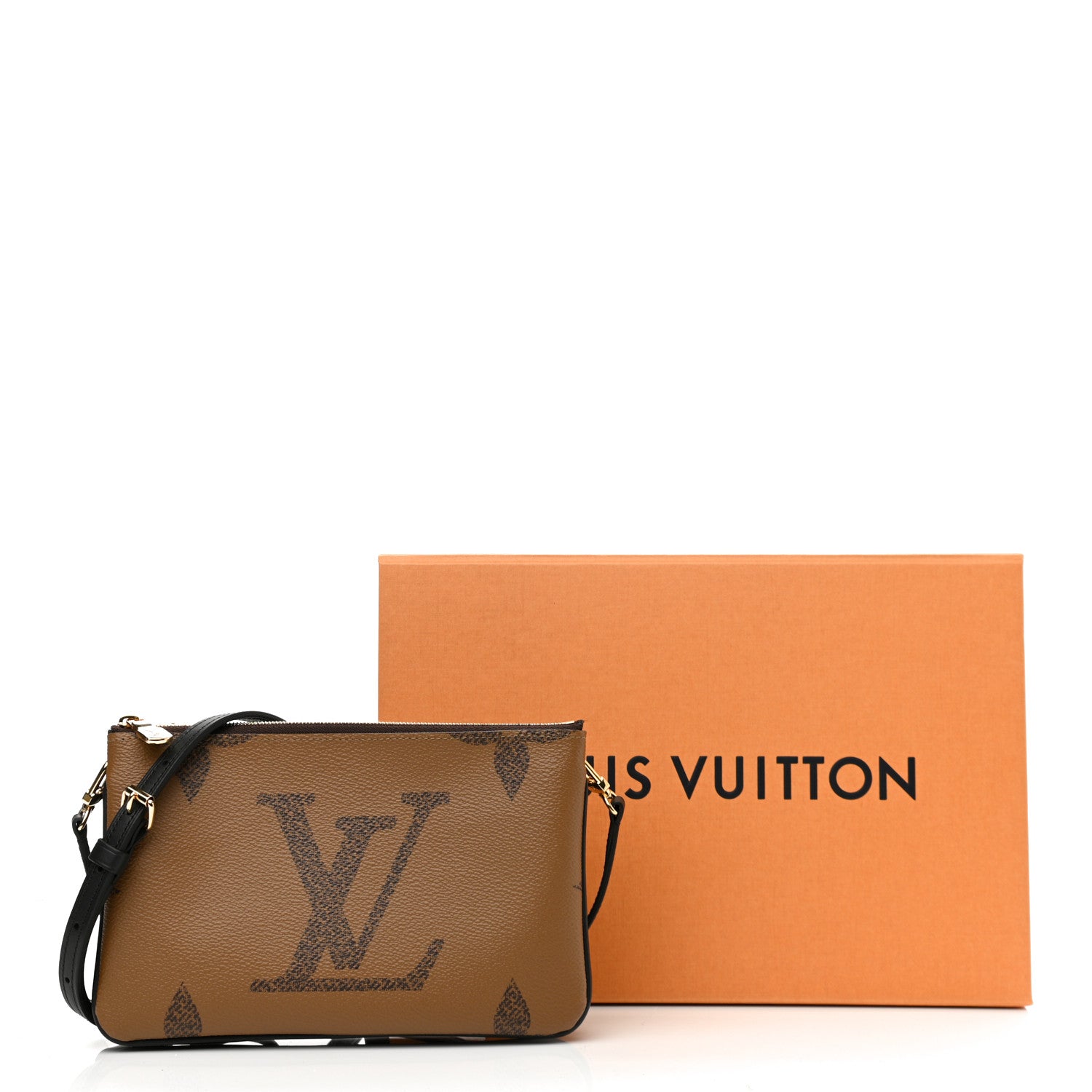 Louis Vuitton Reverse Monogram Giant Double Zip Pochette 11 of 11