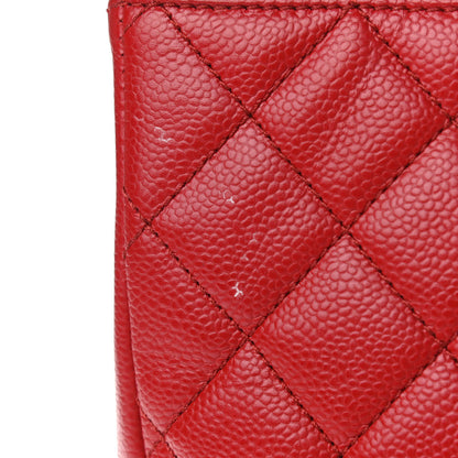 Chanel Caviar Quilted Grand Shopping Tote GST Red 11 of 11