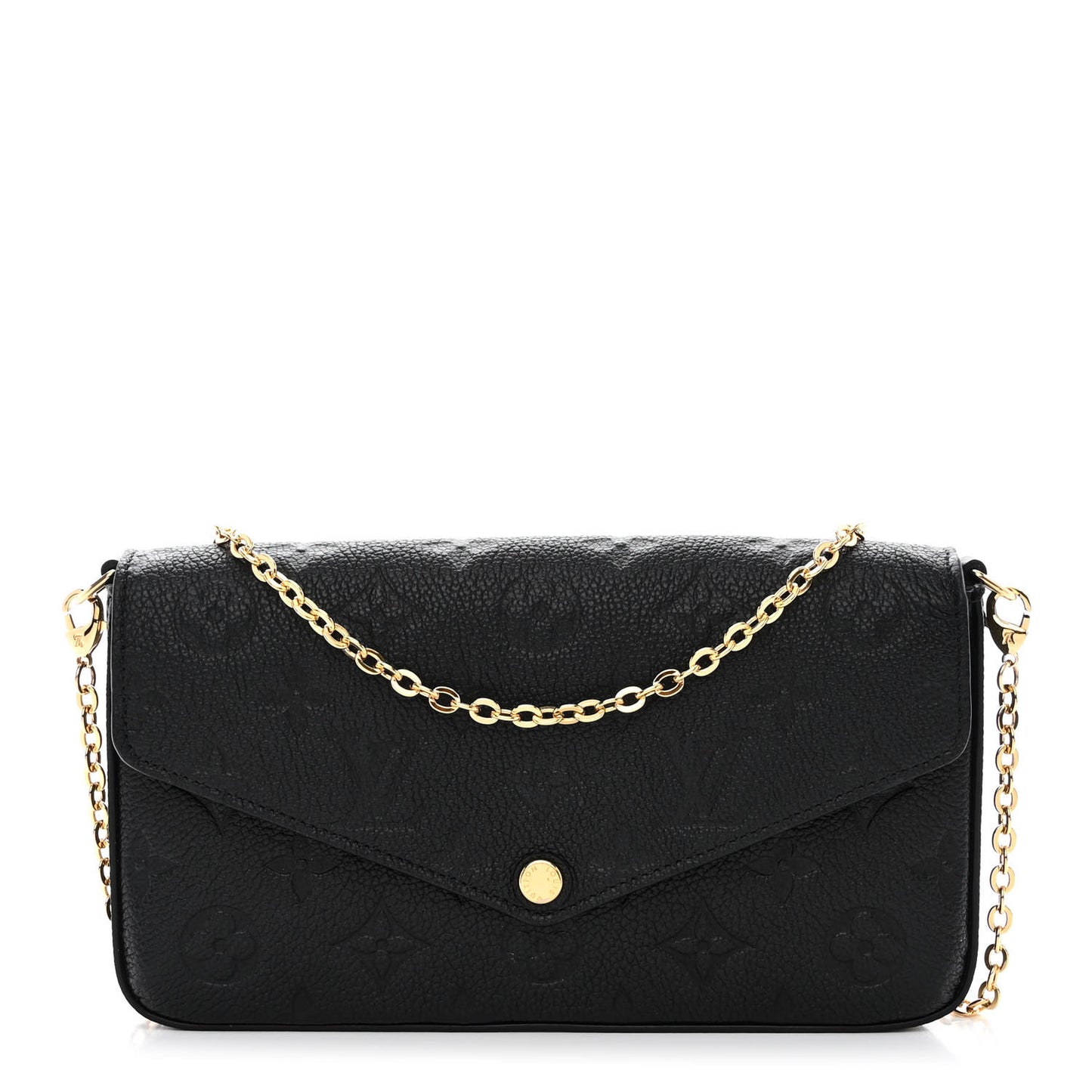 Empreinte Pochette Felicie Chain Wallet Black