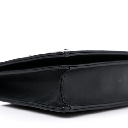 Christian Dior Calfskin Paradise Diorama Croisiere Chain Wallet Black 7 of 12