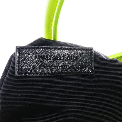 Saint Laurent Leather Small Sac de Jour Bag Neon Yellow 10 of 10