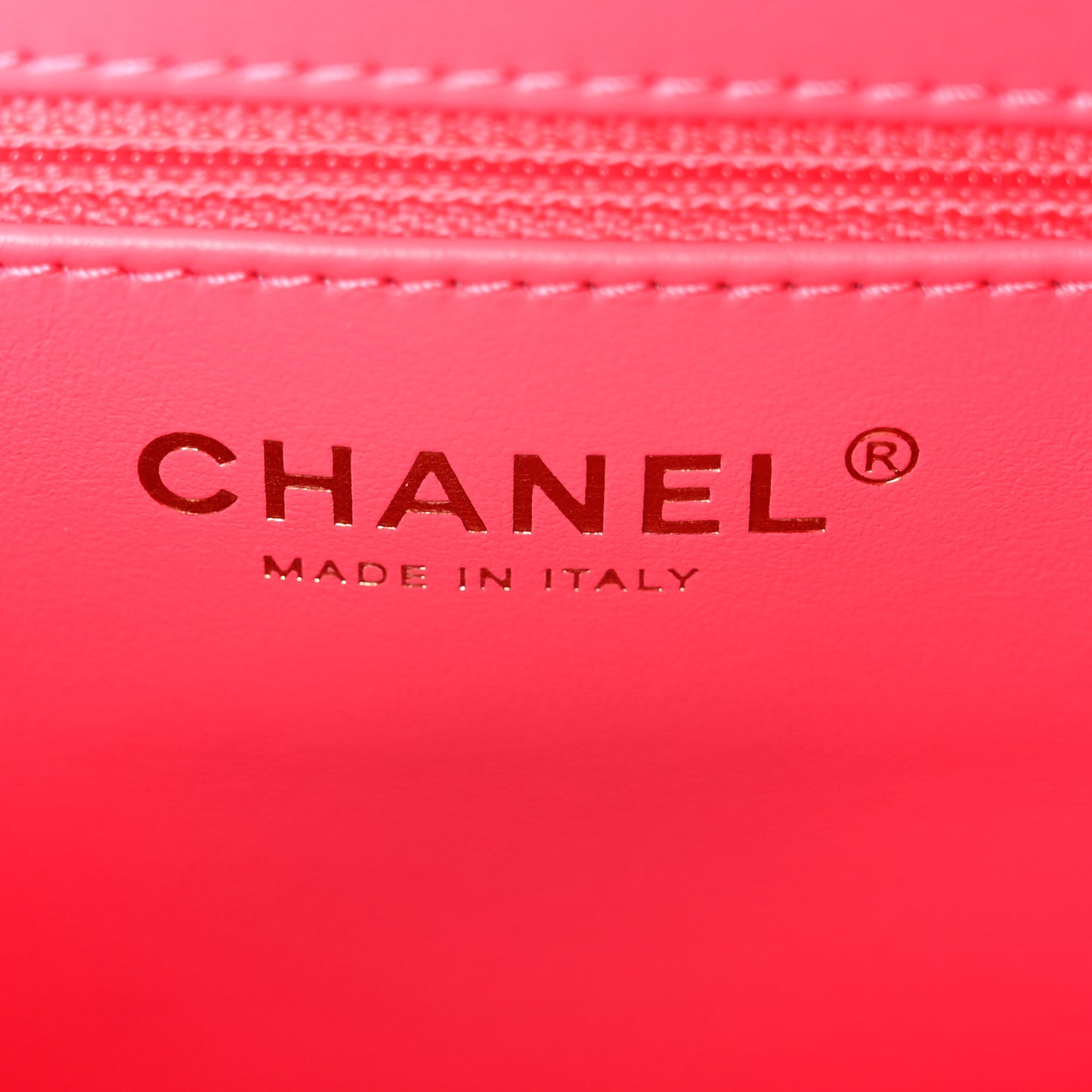 Shiny Aged Calfskin Quilted Nano Kelly Shopper Fuchsia