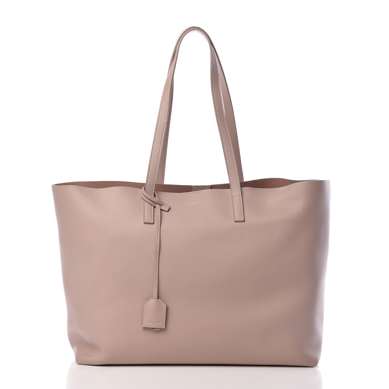 Saint Laurent Calfskin Large Shopping Tote Pale Blush 3 of 14