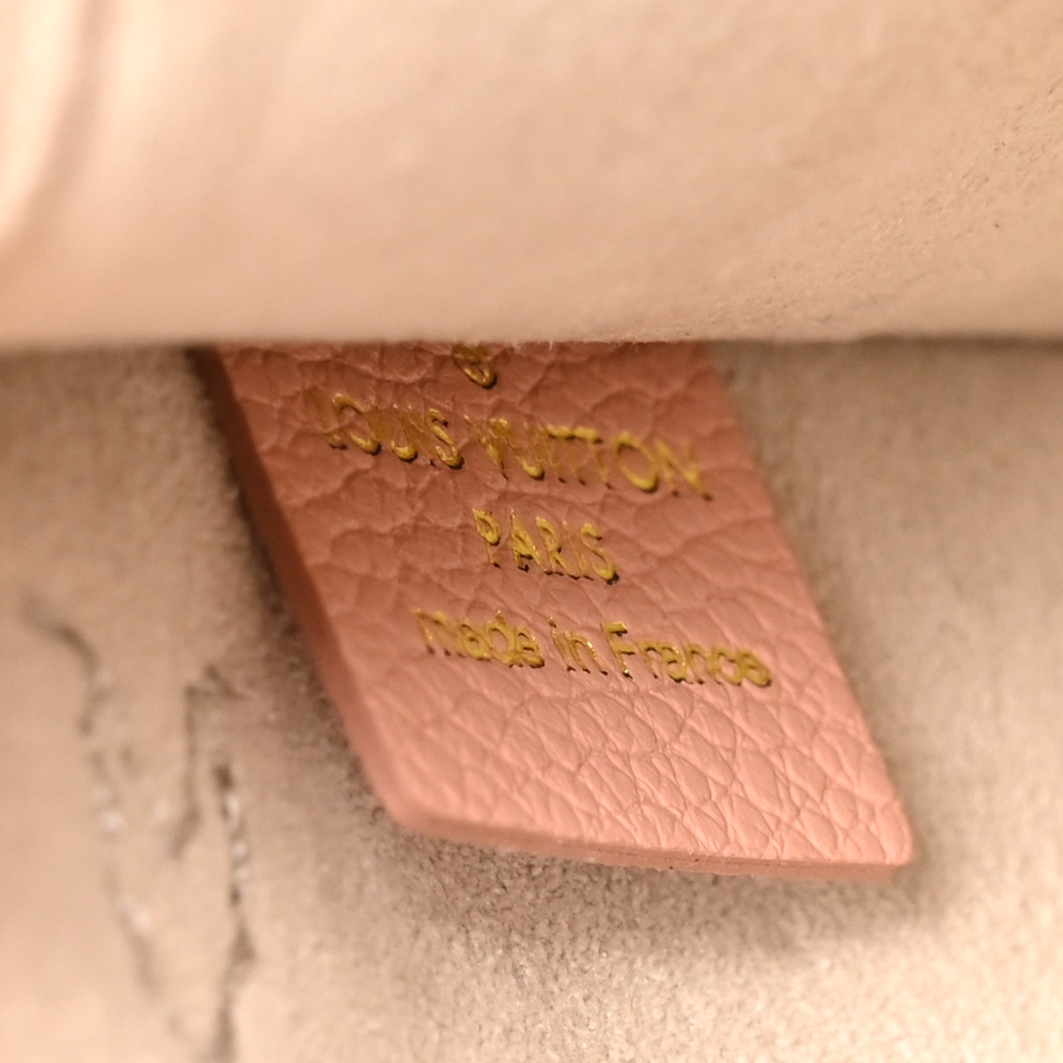 Louis Vuitton Empreinte Monogram Giant Neverfull MM Pochette Trianon Pink Cream 6 of 6