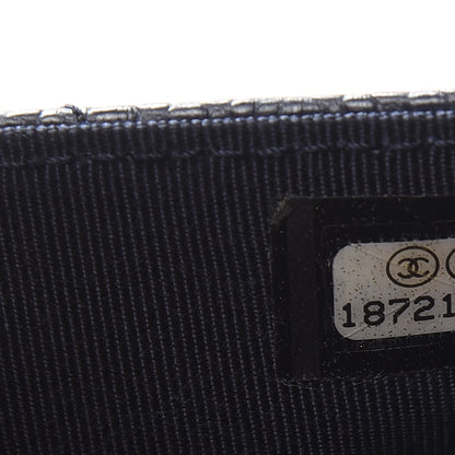 Chanel Caviar Quilted Wallet On Chain WOC Blue 8 of 12