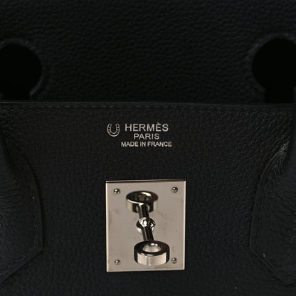 Hermes Togo Horseshoe Birkin 30 Black 7 of 10