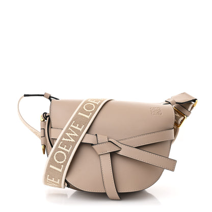 Loewe Soft Calfskin Jacquard Small Gate Crossbody Bag Sand 1 of 10