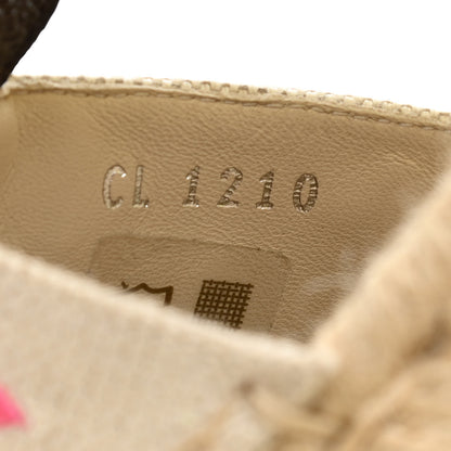 Louis Vuitton Canvas Monogram Starboard Espadrille Flats 38 Rose Pop 8 of 10