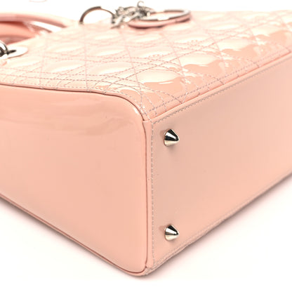 Christian Dior Patent Cannage Medium Lady Dior Light Pink 9 of 10