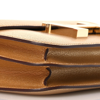 Hermes Metallic Chevre Chamkilight Constance 18 Doré 9 of 13