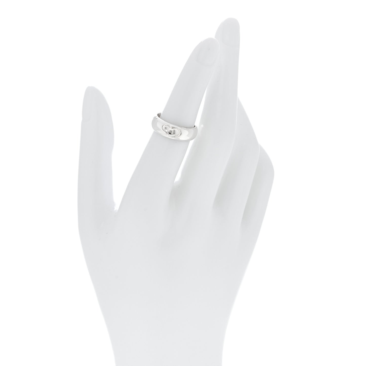 Sterling Silver Heart Ring 48 4.5