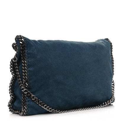 Stella McCartney Shaggy Deer Falabella Fold Over Tote Blue 2 of 12