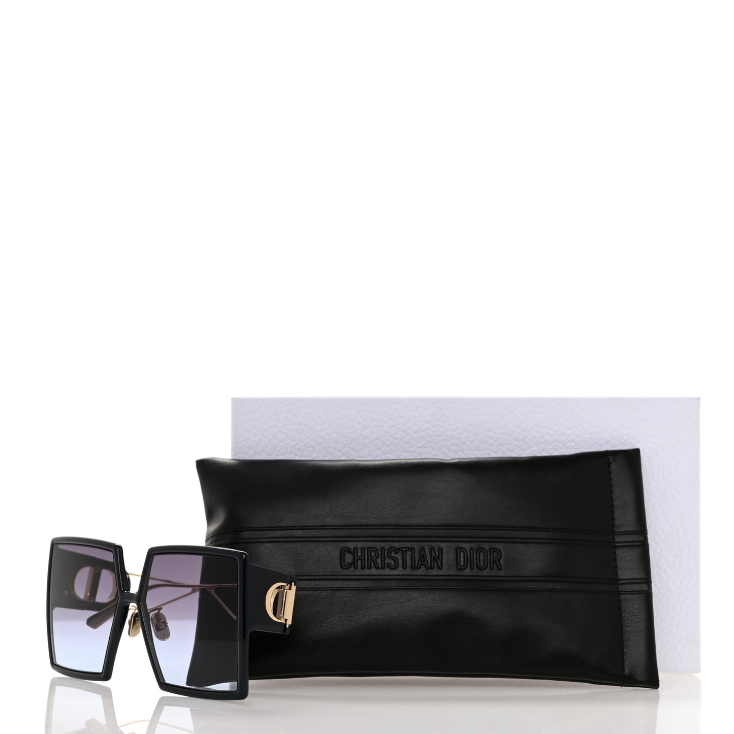 Square 30 Montaigne Sunglasses Blue