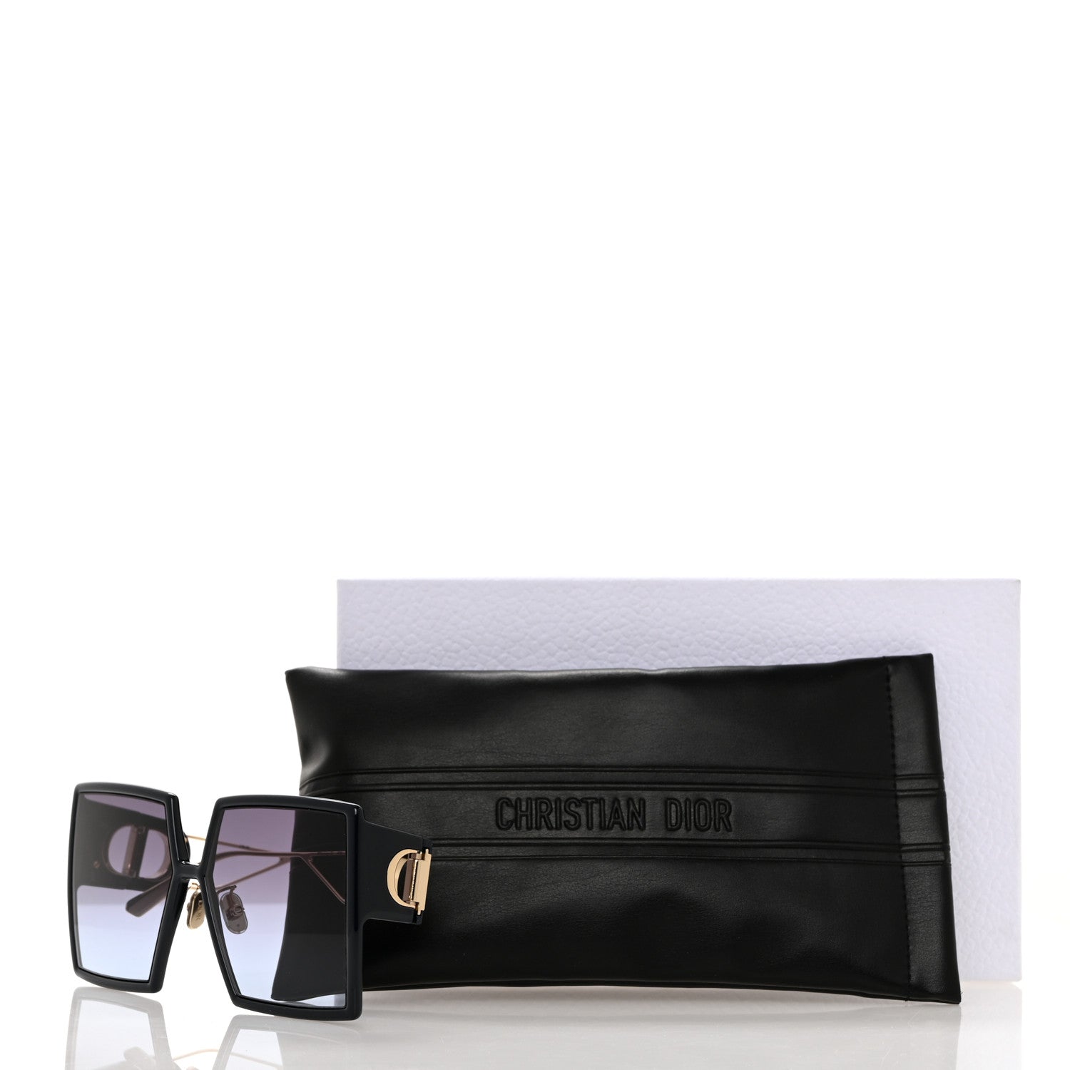 Christian Dior Square 30 Montaigne Sunglasses Blue 7 of 7
