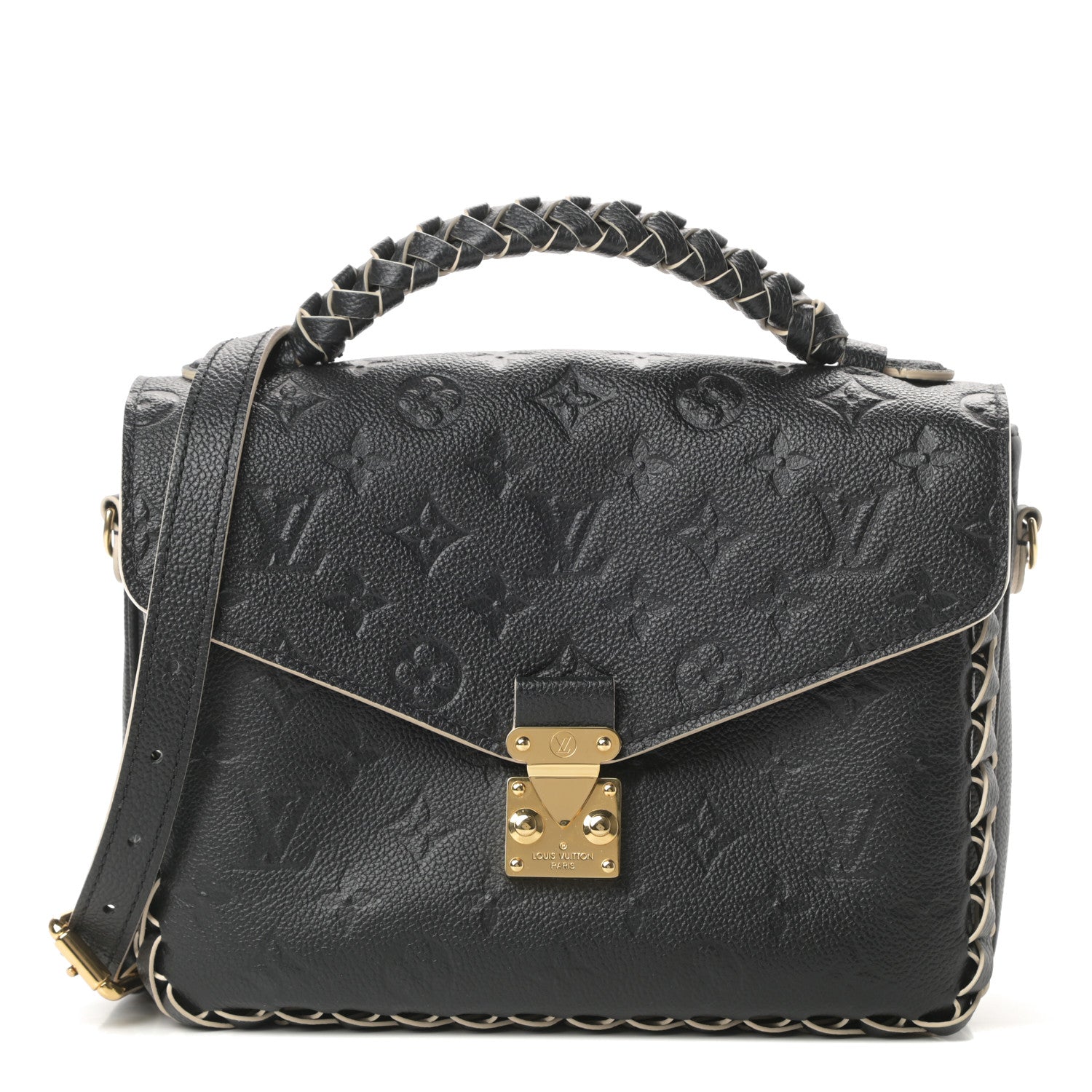 Louis Vuitton Empreinte Braided Pochette Metis Black 1 of 10