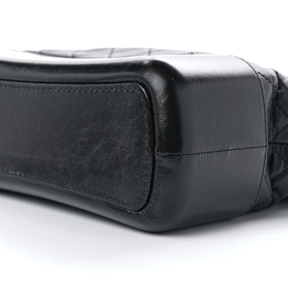 Chanel Aged Calfskin Quilted Medium Gabrielle Hobo Black 10 of 11