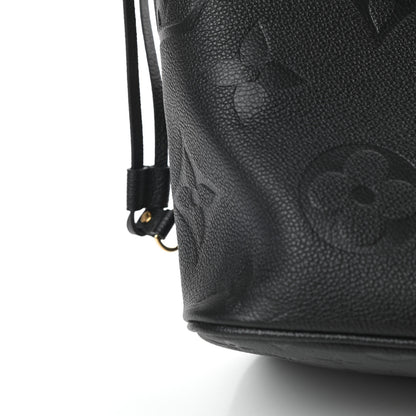 Louis Vuitton Empreinte Monogram Giant Neverfull MM Black 11 of 11