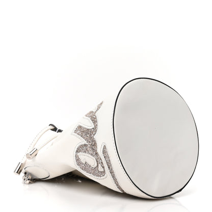 Christian Louboutin Calfskin Marie Jane Bucket White 4 of 9