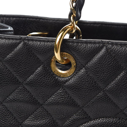 Chanel Caviar Quilted Grand Shopping Tote GST Black 8 of 8