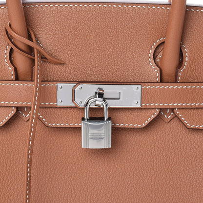 Hermes Taurillon Novillo Birkin 30 Gold 8 of 11