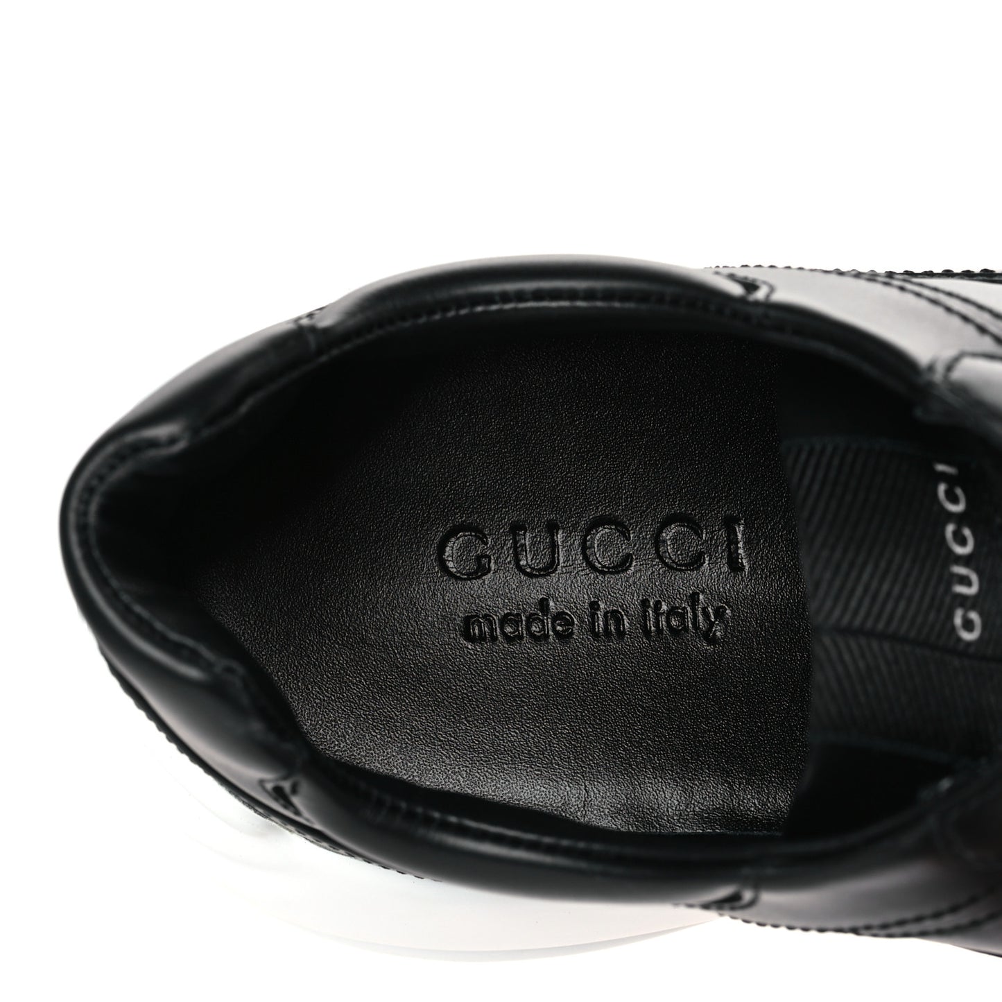 Apollo Calfskin Mens Rhyton Sneakers 7.5 Black