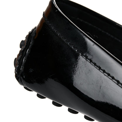 Louis Vuitton Patent Calfskin Oxford Loafers 38 Black 14 of 15
