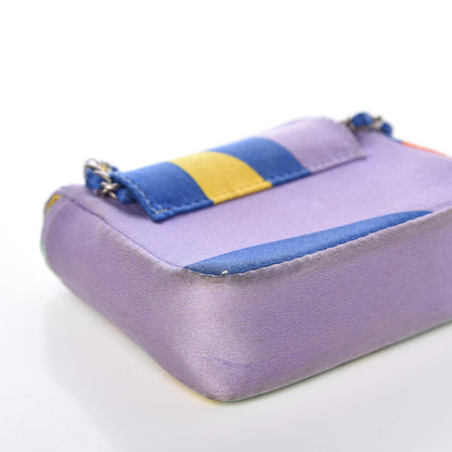 Chanel Satin Convertible Micro Flap Multicolor 14 of 16
