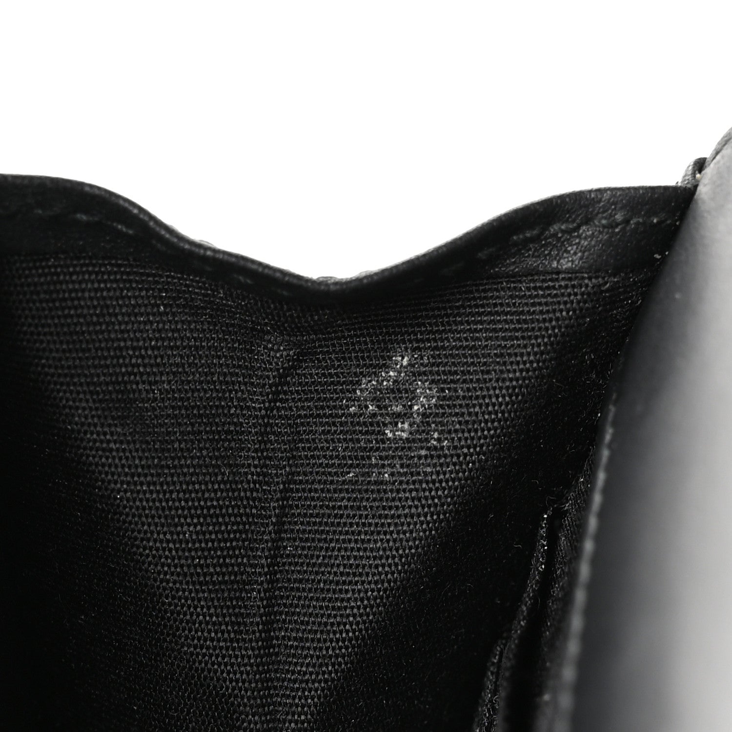 Chanel Crackled Patent Calfskin Quilted Pearl Wallet On Chain WOC Black 13 of 13