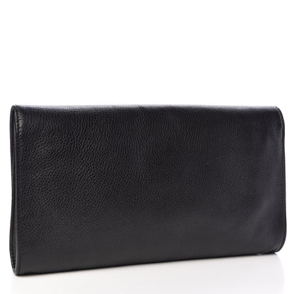 Gucci Pebbled Calfskin Medium Soho Clutch Black 3 of 10