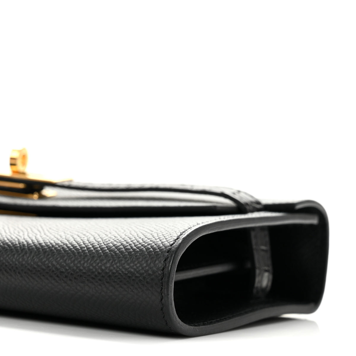 Epsom Matte Alligator Touch Kelly Wallet To Go Black