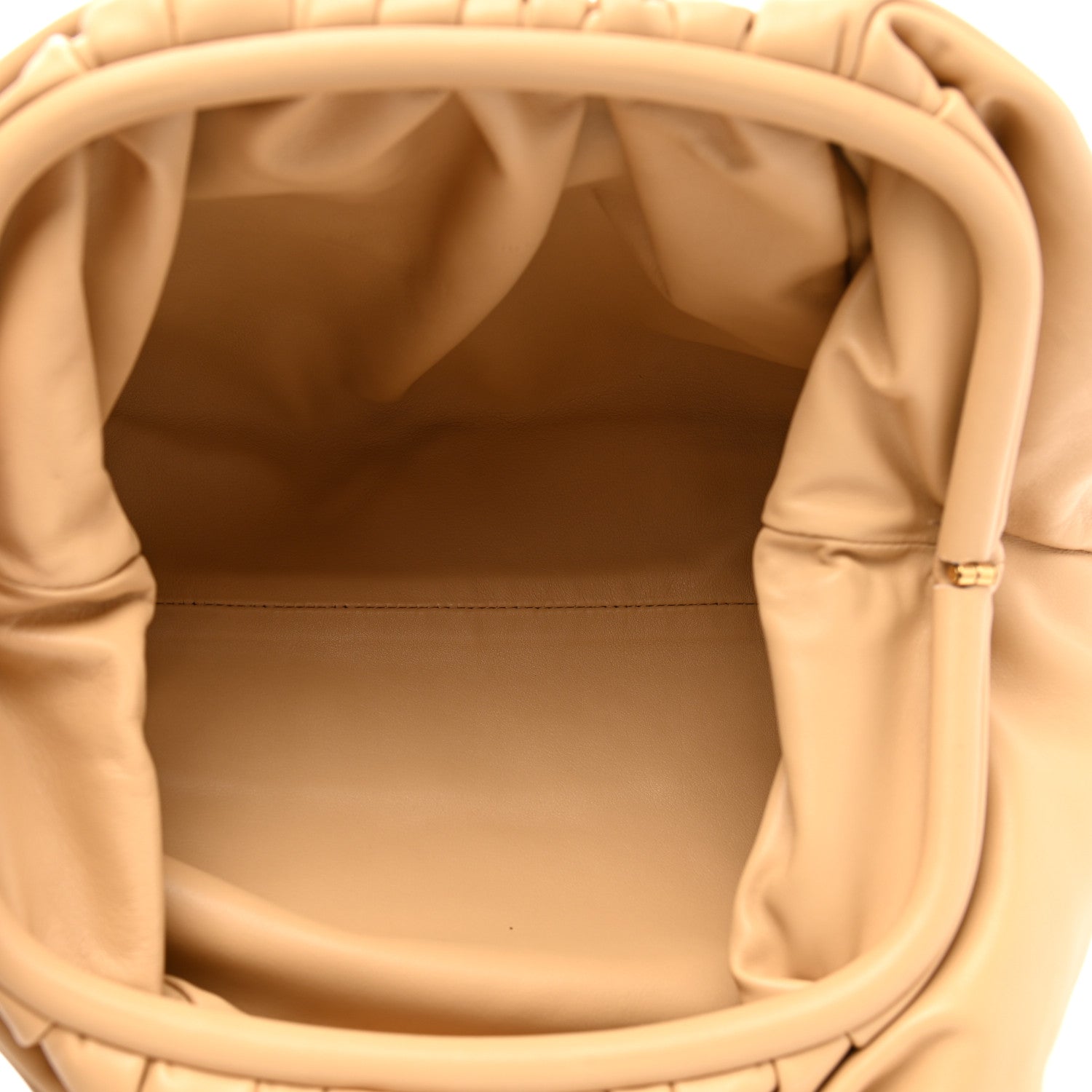 Bottega Veneta Smooth Butter Calf The Pouch Oversized Clutch Nude 5 of 8
