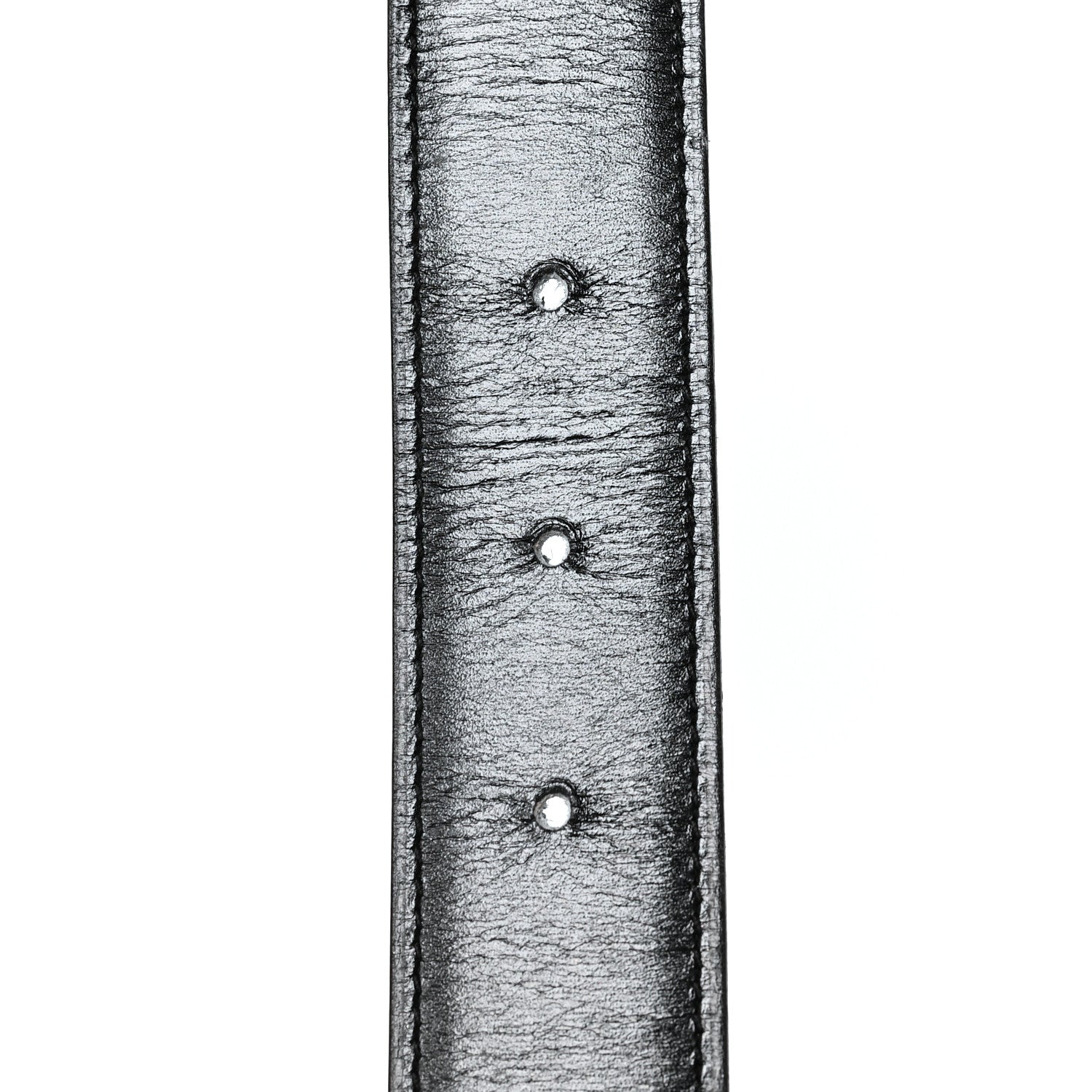 Hermes Box Togo 32mm Belt Strap 90 Black Blue Jean 5 of 6