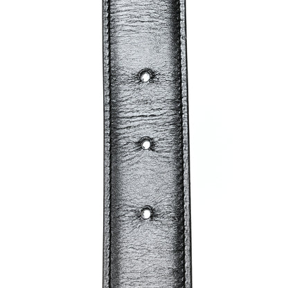 Hermes Box Togo 32mm Belt Strap 90 Black Blue Jean 5 of 6