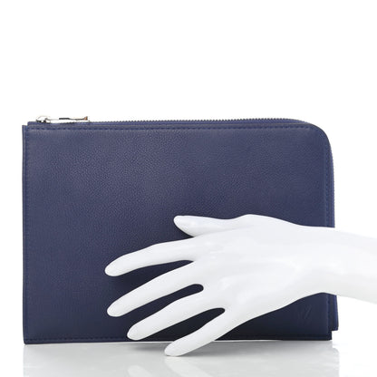 Louis Vuitton Calfskin Pochette Jour PM Indigo 2 of 8