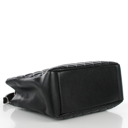 Chanel Caviar Quilted Grand Shopping Tote GST Black 4 of 7
