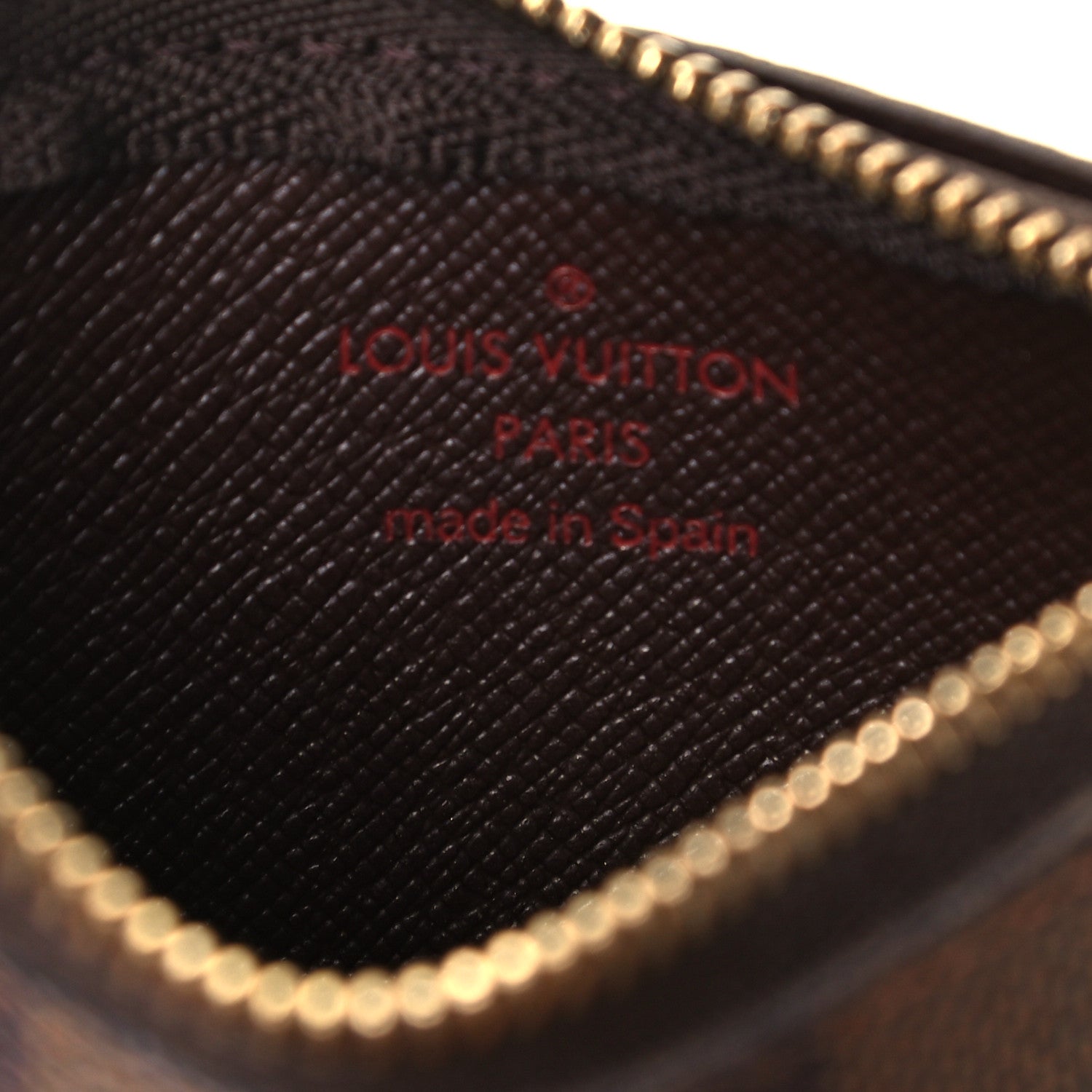 Louis Vuitton Damier Ebene Key Pouch 6 of 8