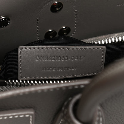 Saint Laurent Grained Calfskin Small Sac De Jour Fog 8 of 13