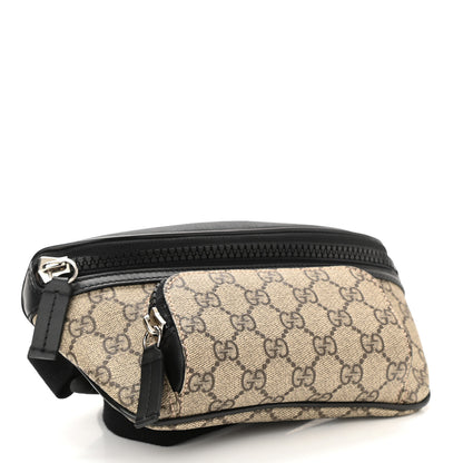 Gucci GG Supreme Monogram Belt Bag Black 4 of 10