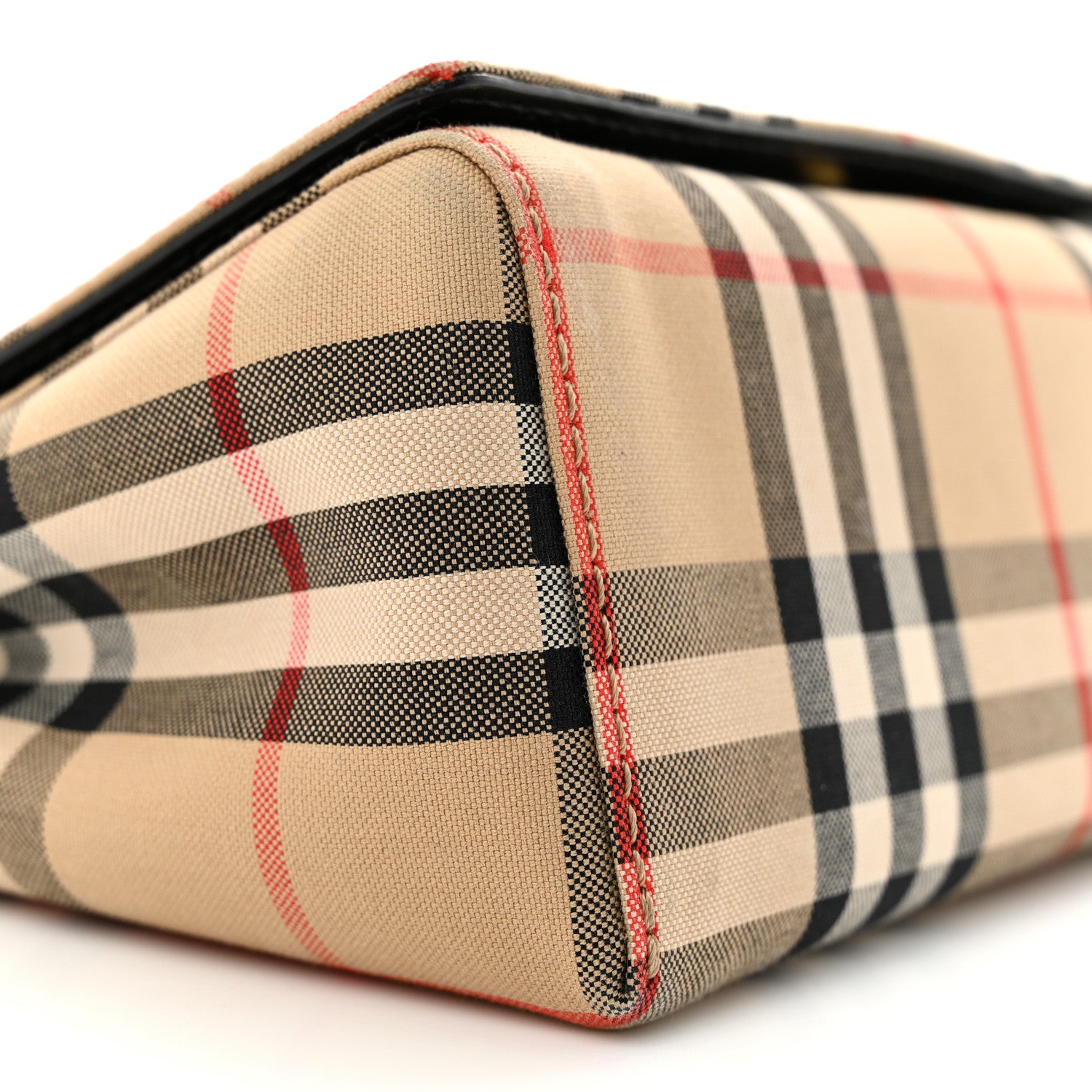 Burberry Vintage Check Hackberry Crossbody Bag Archive Beige Black 8 of 10