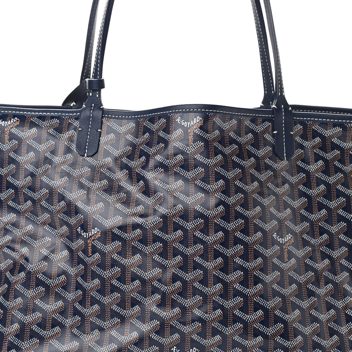 Goyard Goyardine Saint Louis GM Navy 8 of 10