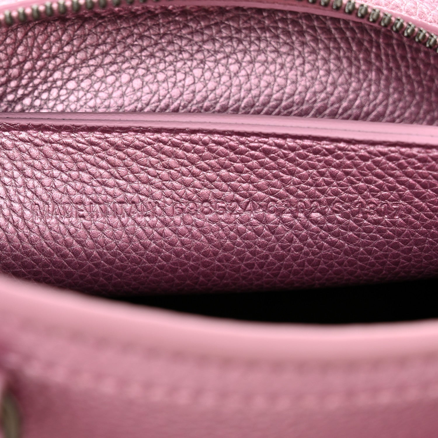 Balenciaga Metallic Grained Calfskin Neo Classic Silver Hardware Mini City Pink 7 of 15