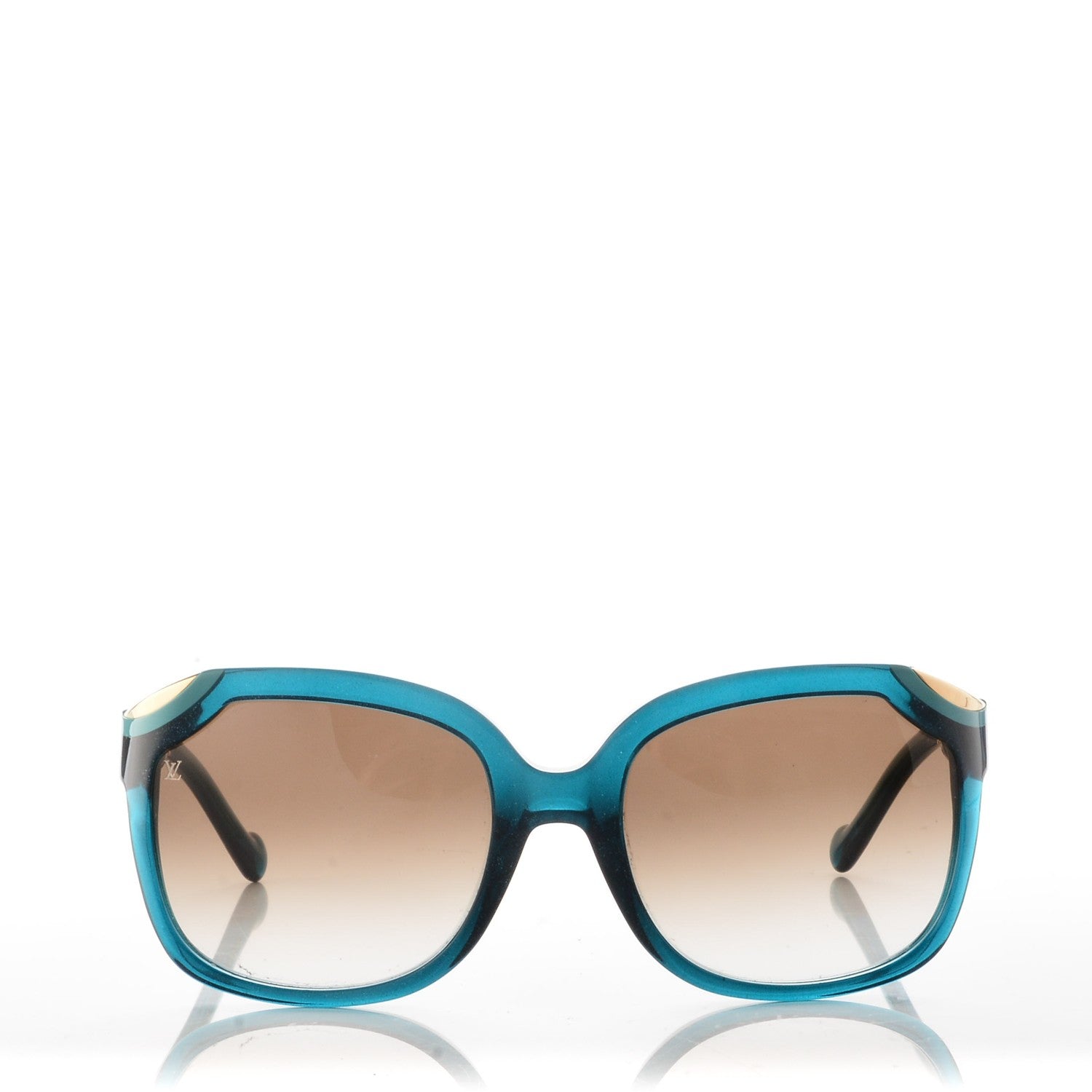 Louis Vuitton Ivy Cat Sunglasses Z0727E Petrole Blue 3 of 8